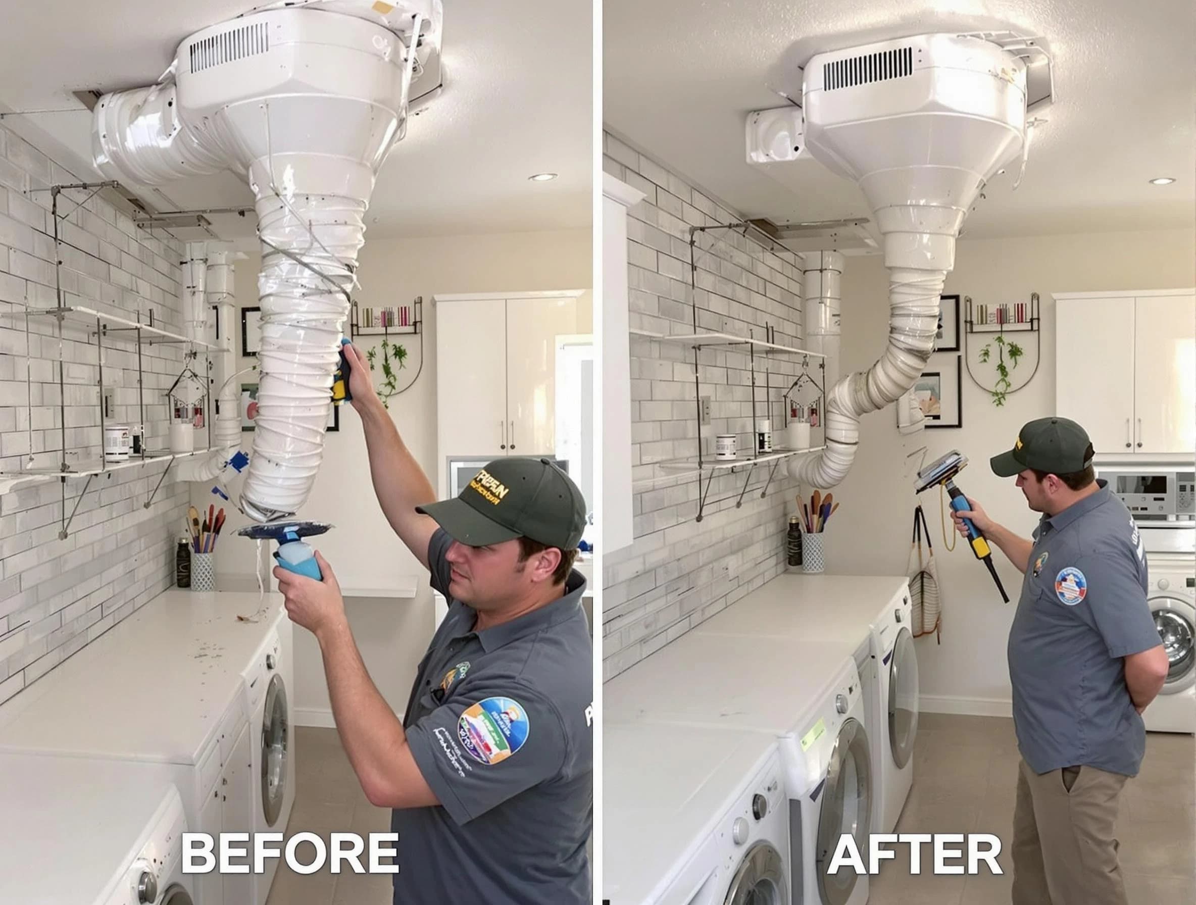 Professional dryer exhaust vent cleaning by Holladay Dryer Vent Cleaning in Holladay