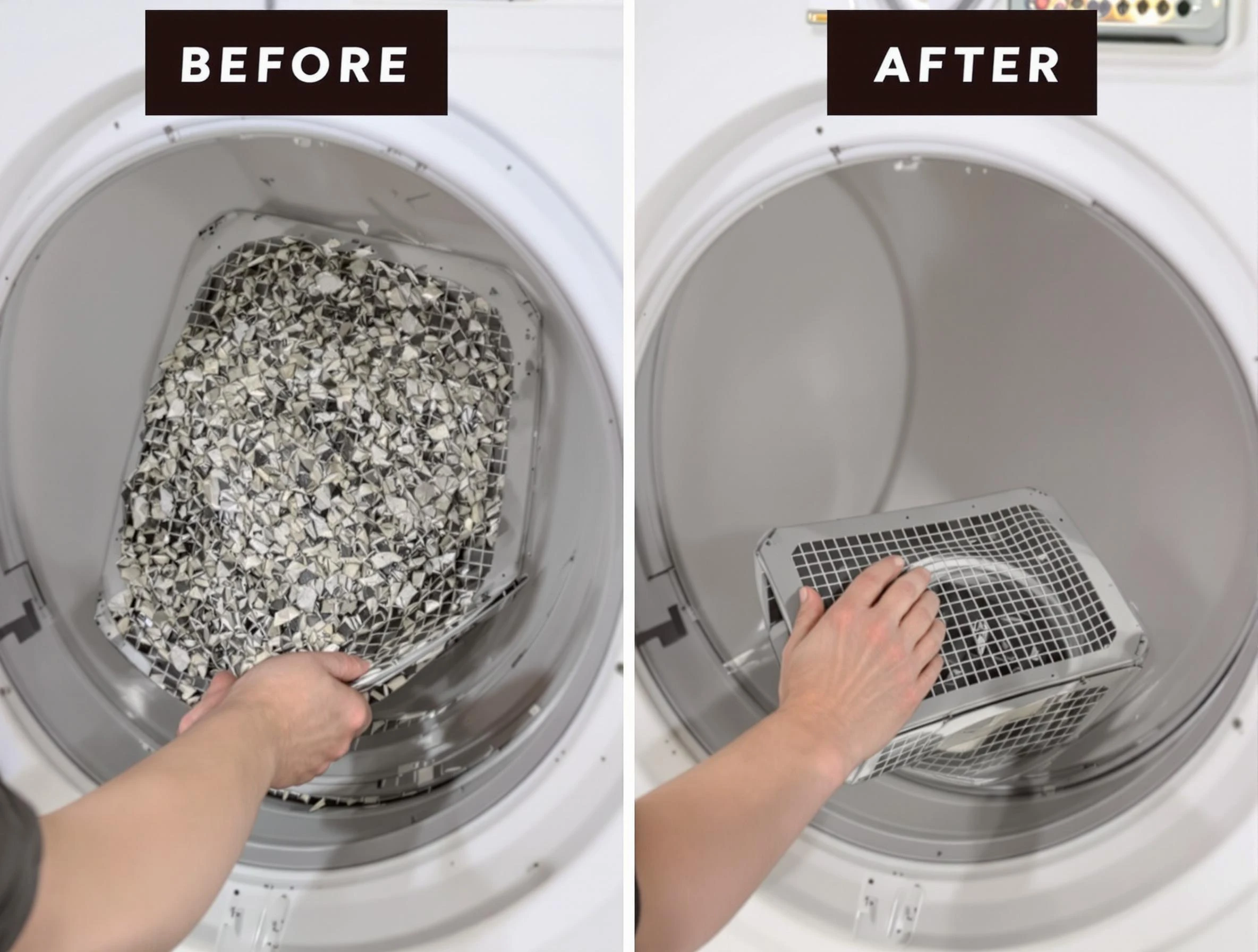 Professional lint trap cleaning by Holladay Dryer Vent Cleaning in Holladay